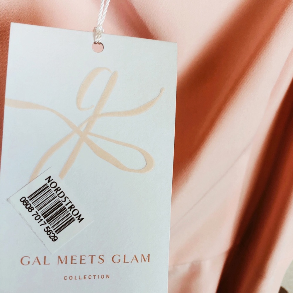 NWT Gal Meets Glam Yvonne Pink Bow Dress - Picture 5 of 7
